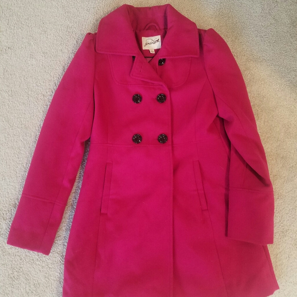 Hot pink long jacket